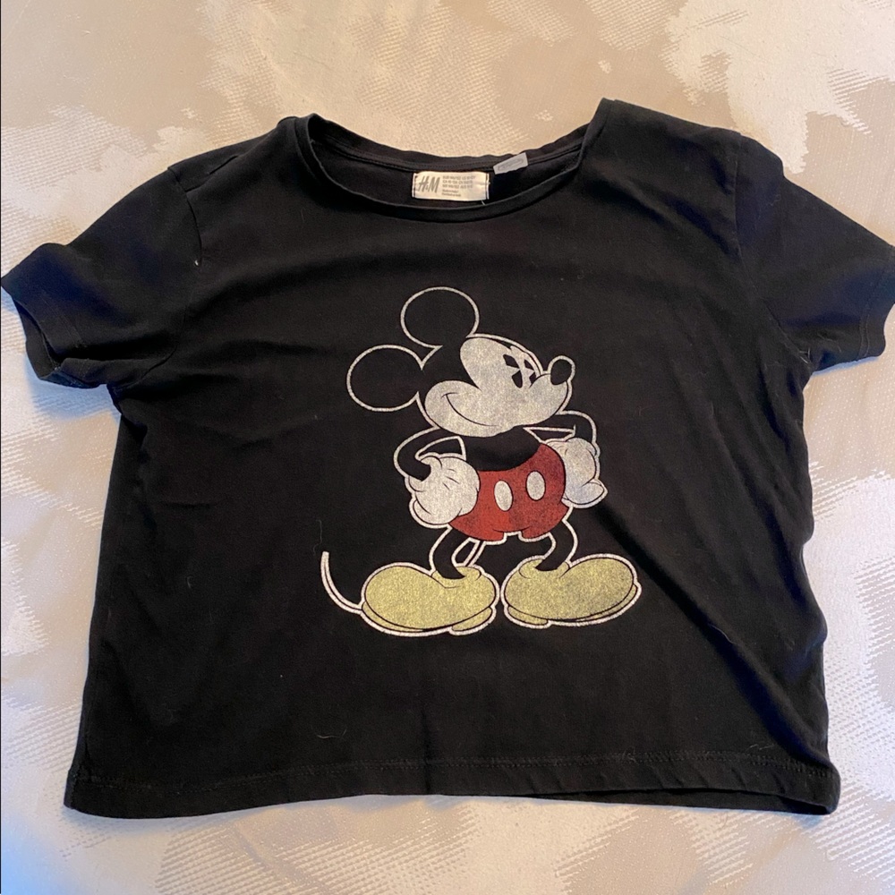 H&M Disney cropped tee